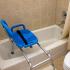 HydroGlyde Sliding Bath Bench, Blue