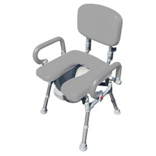 UltraCommode Foldable Commode Chair, Gray