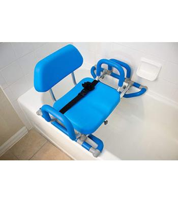 HydroSlide Bath Chair, Padded Swivel Seat