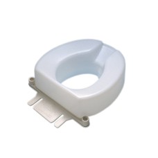 Raised toilet seat, accessory, bolt-down bracket