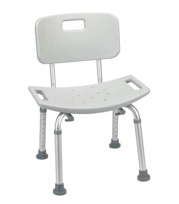 Drive, Bathroom Safety Shower Tub Bench Chair with Back, Gray
