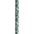 Drive, Adjustable Height Offset Handle Cane with Gel Hand Grip, Green Leaves