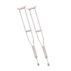 Drive, Walking Crutches with Underarm Pad and Handgrip, Tall Adult, 1 Pair