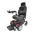 Drive, Titan Transportable Front Wheel Power Wheelchair, Full Back Captain's Seat, 16" x 16"
