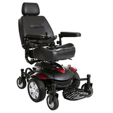 Drive, Titan AXS Mid-Wheel Power Wheelchair, 22"x20" Captain Seat