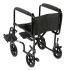 Drive, Lightweight Transport Wheelchair, 17" Seat, Black