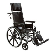 Drive, Viper Plus GT Full Reclining Wheelchair, Detachable Desk Arms, 20" Seat