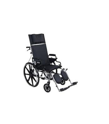 Drive, Viper Plus GT Full Reclining Wheelchair, Detachable Desk Arms, 18" Seat