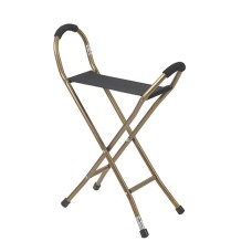 Drive, Folding Lightweight Cane with Sling Style Seat