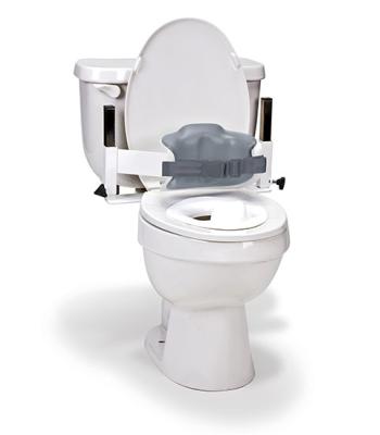 Columbia  Toilet Support - Low Back (Safety Belt & Reducer Ring) - Padded - Small