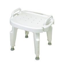 Adjustable shower seat with arms , no back