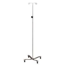 Clinton, Economy IV Pole, Welded 2-Hook Top, Stainless Steel