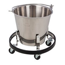 Clinton, Stainless Steel Kick Bucket, Frame Included