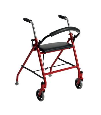 Drive, Two Wheeled Walker with Seat, Red