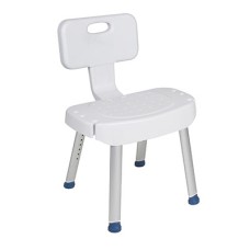 Drive, Bathroom Safety Shower Chair with Folding Back