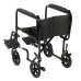 Drive, Lightweight Transport Wheelchair, 19" Seat, Black