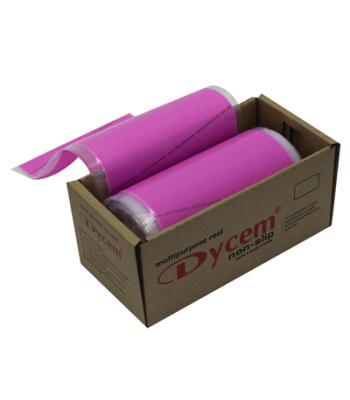 Dycem non-slip material, roll, 8"x16 yard, pink