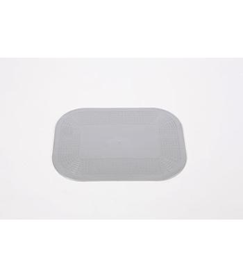 Dycem non-slip rectangular pad, 7-1/4"x10", silver
