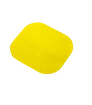 Dycem non-slip rectangular pad, 7-1/4"x10", yellow