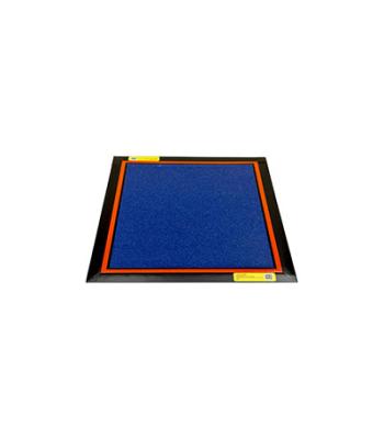 Dycem, CleanZone Floor Mat System, 4' x 4', Cobalt