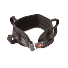 Padded transfer belt, auto buckle, large, black