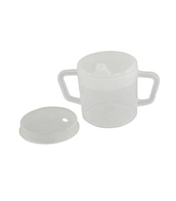 Independence 2-handled mug, 8 oz., w/2 lids