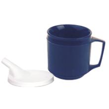 Weighted cup, tube lid 8 oz.