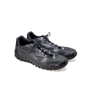 Elastic shoe laces, 2 pair, black