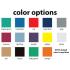 CanDo Accordion Mat - 1-3/8" EnviroSafe Foam with Cover - 4' x 6' - Specify Alternating Colors
