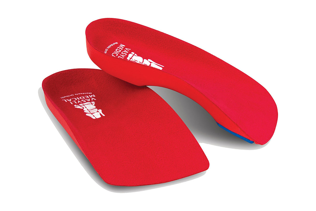 Vasyli Red 3/4 Length Orthotic Medium