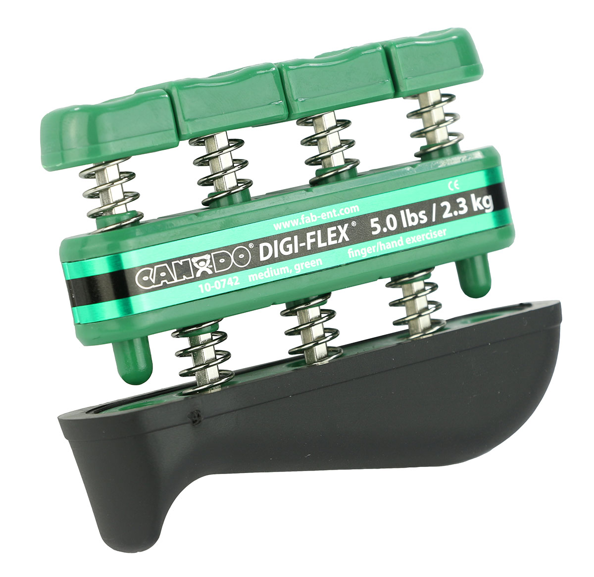 CanDo Digi-Flex hand exerciser - Green medium - Finger (5.0 lb) / hand (16.0 lb)