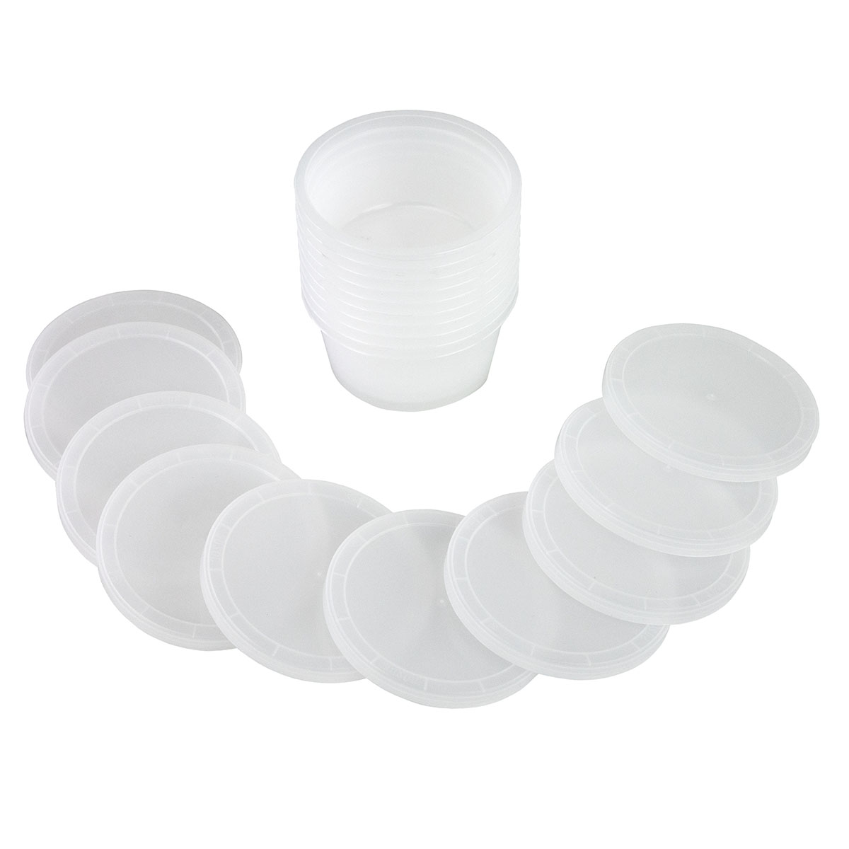 Theraputty Exercise Putty Containers and Lids 4 oz and 6 oz putty ONLY Pack of 10