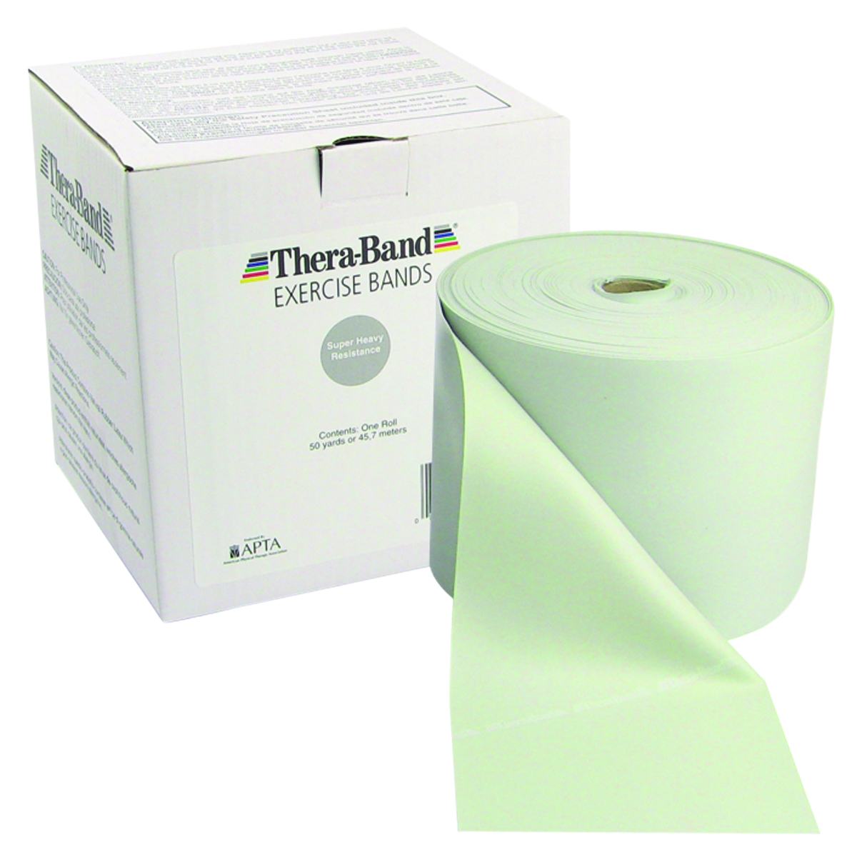 TheraBand exercise band - 50 yard roll - Silver - super heavy