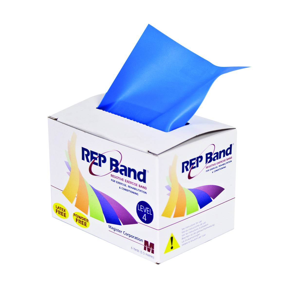 REP Band exercise band - latex free - 6 yard - blueberry level 4