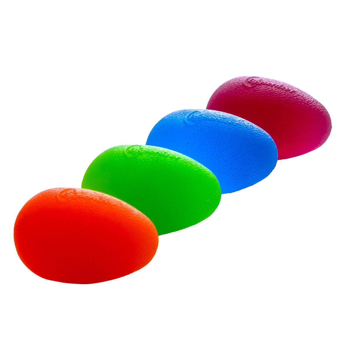 Eggsercizer Hand Exerciser 4-Piece Set (1 ea: Orange Green Blue Purple)
