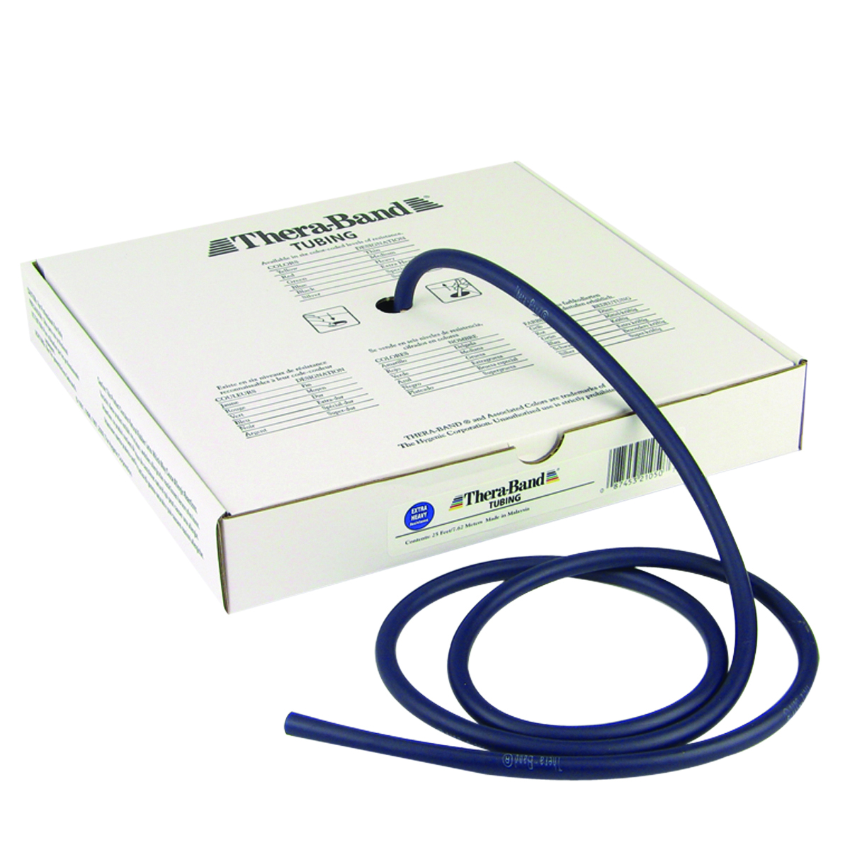 TheraBand exercise tubing - 25' roll - Blue - extra heavy