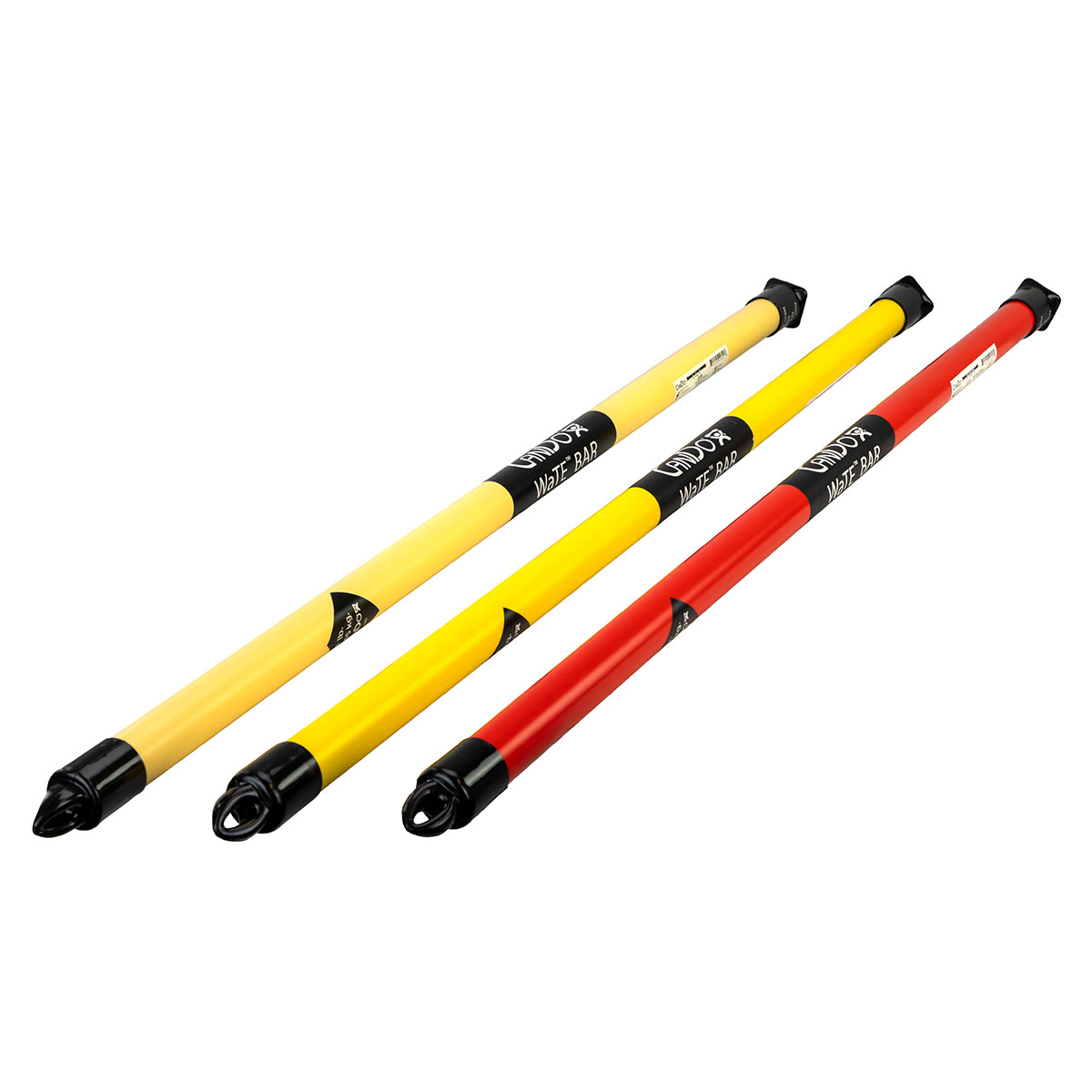 CanDo Slim WaTE Bar 3-Piece Set Bars Weighing 1 2 3 lbs.