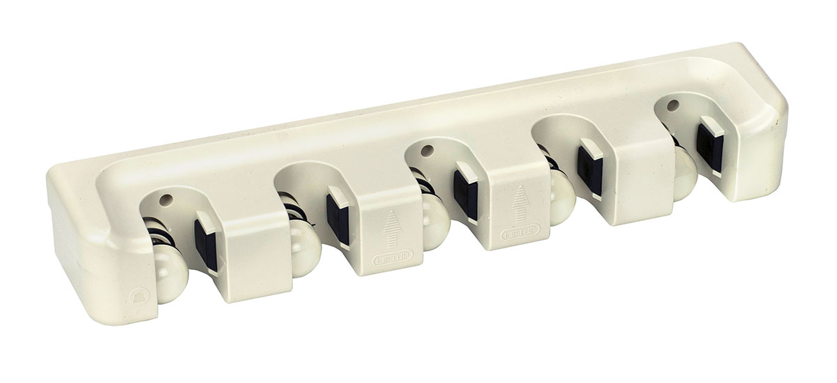 CanDo WaTE Bar Accessory 5 Bar Vertical Wall Rack