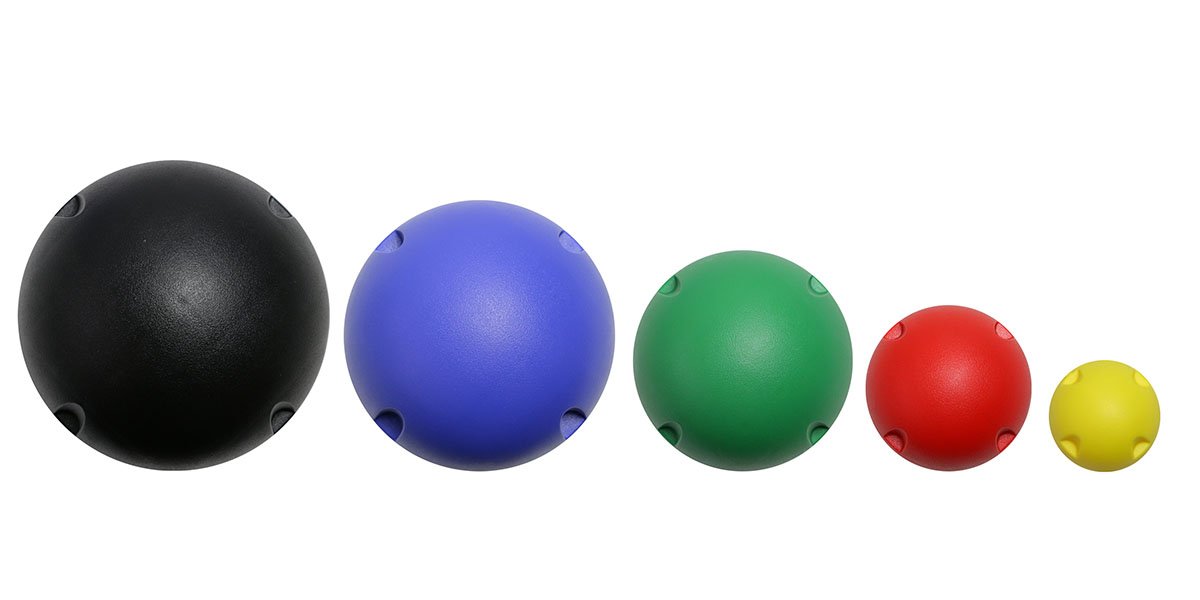 CanDo MVP Balance System Yellow Instability Ball (Level 1) Pair