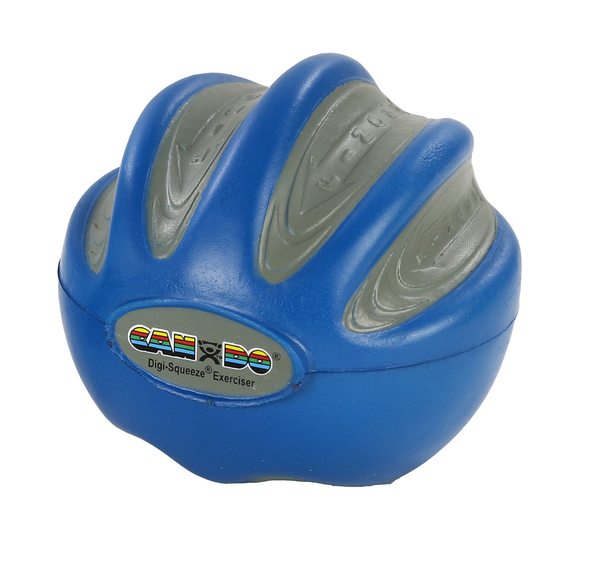 CanDo Digi-Squeeze hand exerciser - Medium - Blue firm