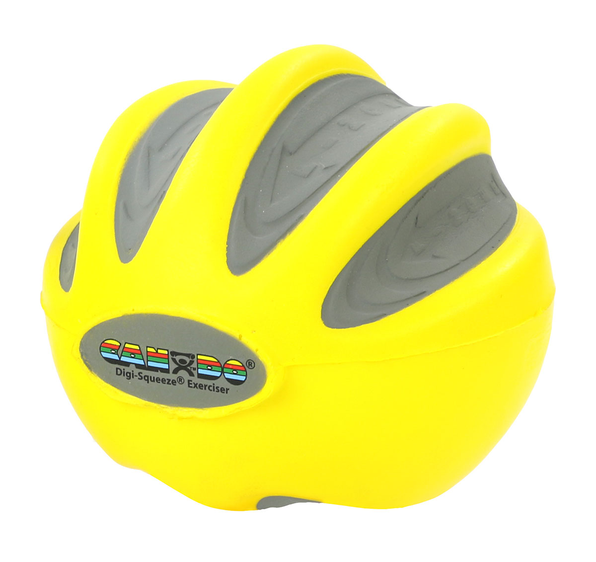 CanDo Digi-Squeeze hand exerciser - Large - Yellow x-light
