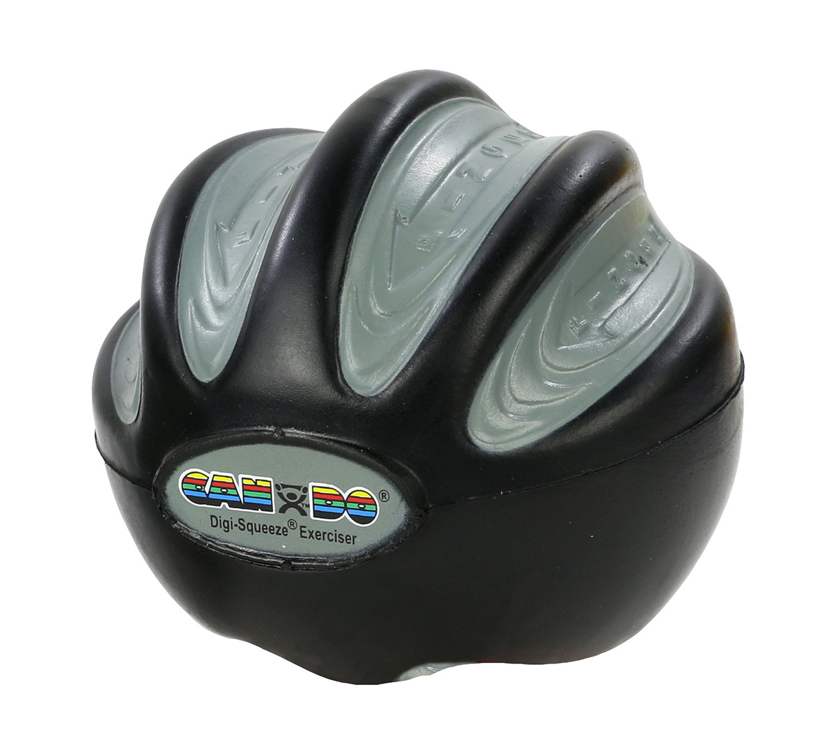 CanDo Digi-Squeeze hand exerciser - Large - Black x-firm