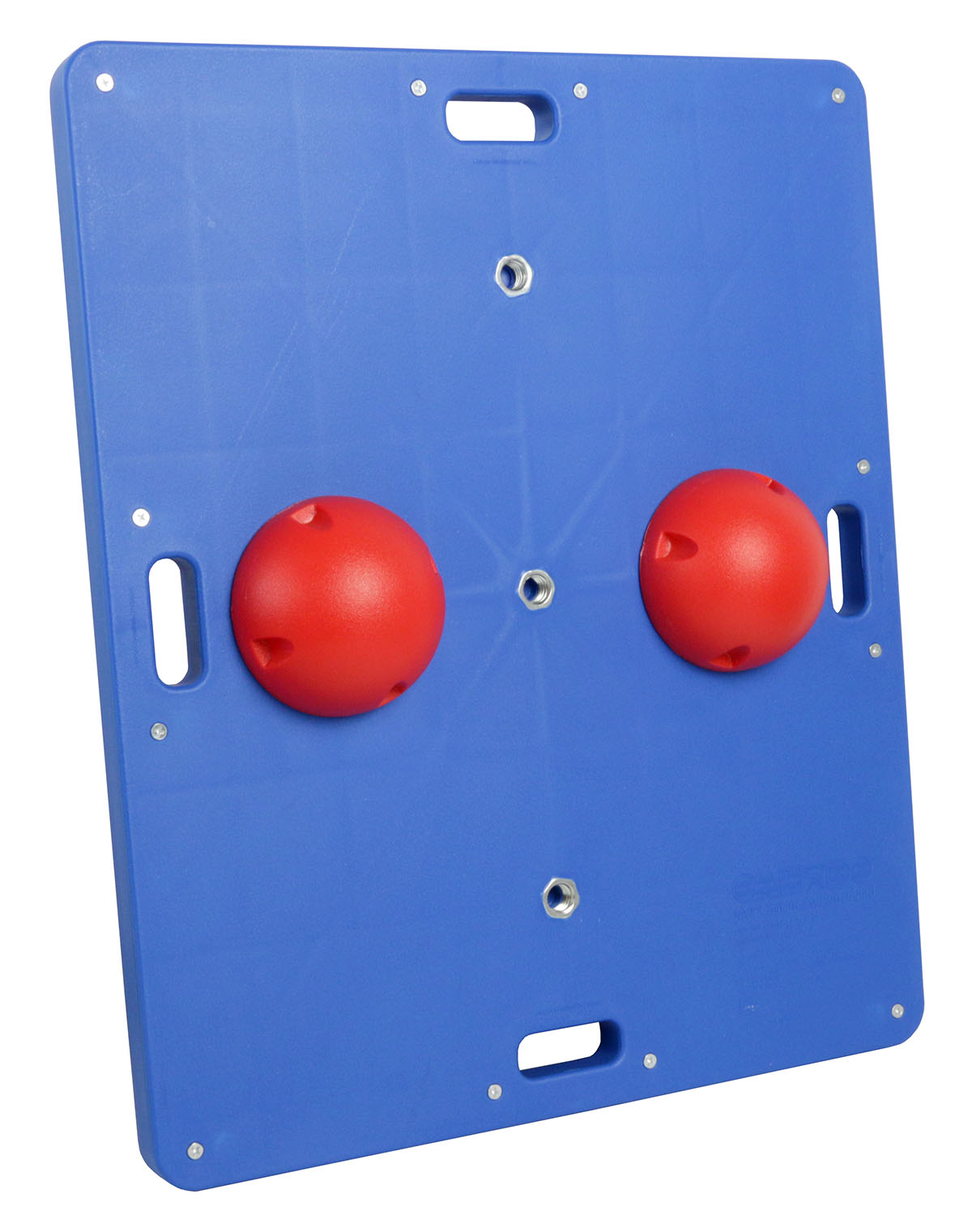 CanDo Balance Board 15 x 18 Wobble/Rocker Board with 2 Red Balls (Easy)