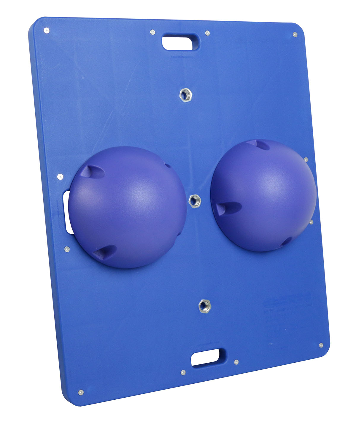 CanDo Balance Board 14 x 18 Wobble/Rocker Board with 2 Blue Balls (Hard)
