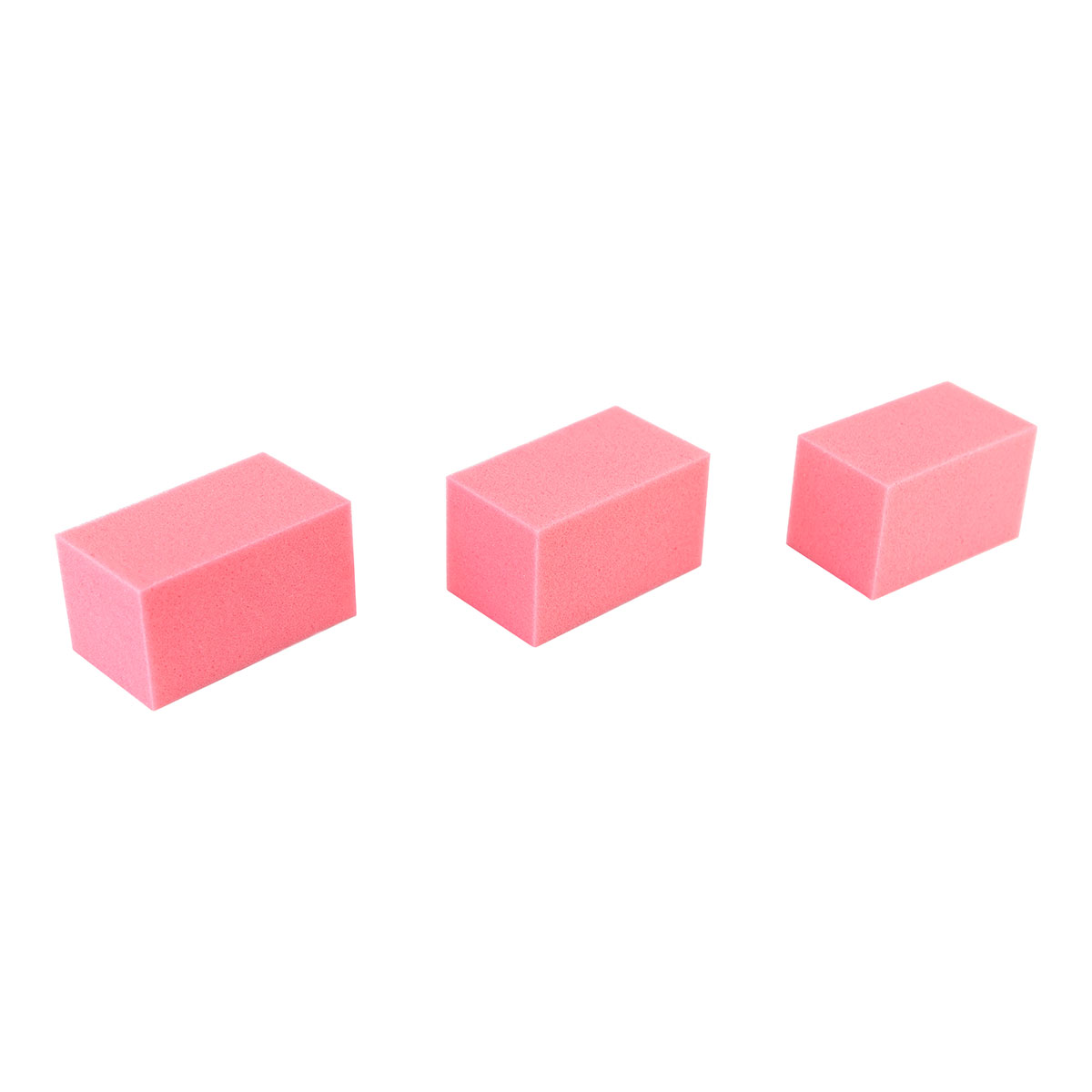 CanDo Hand Therapy Blocks Pink (Soft) Pack of 3