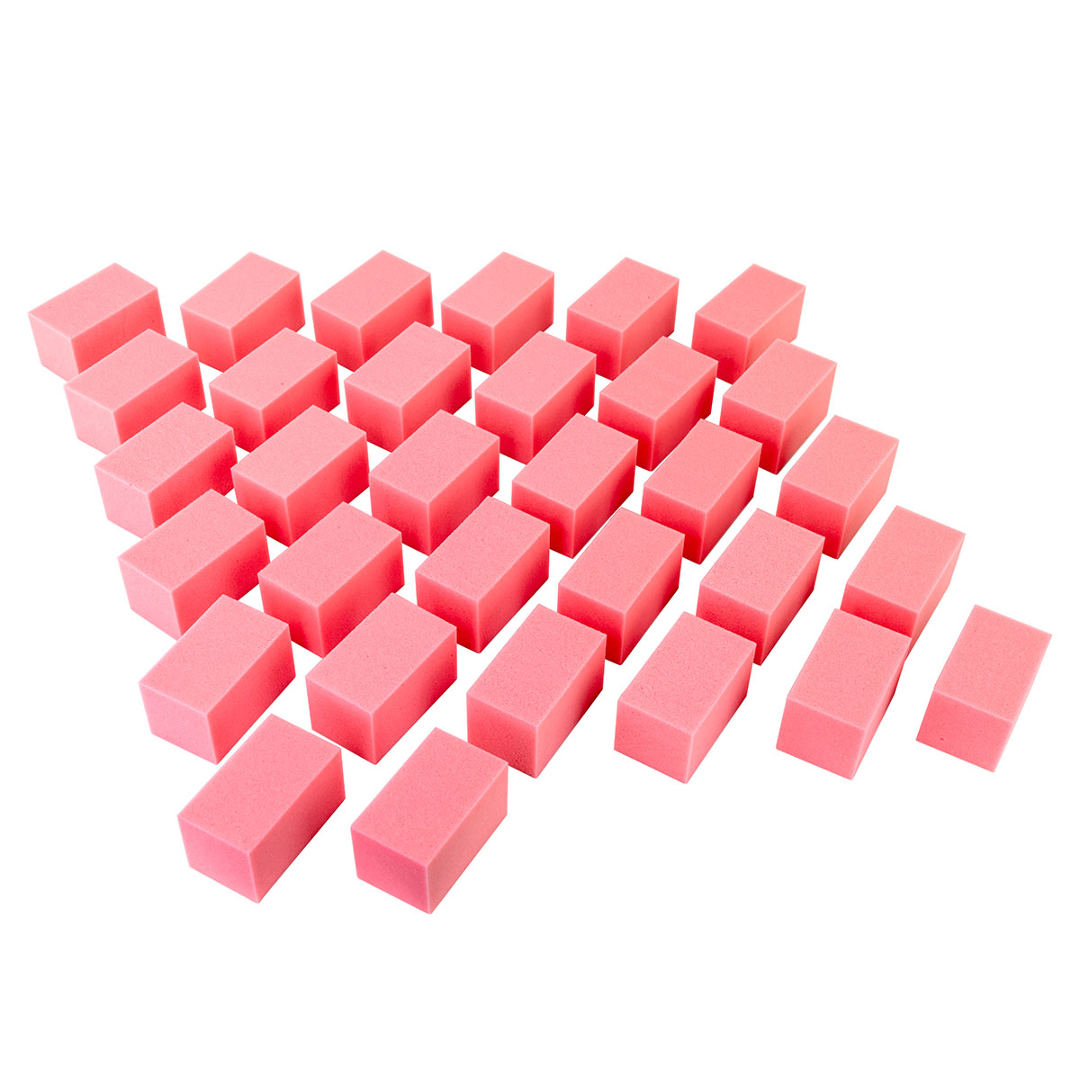 CanDo Hand Therapy Blocks Pink (Soft) Pack of 32 Case of 5