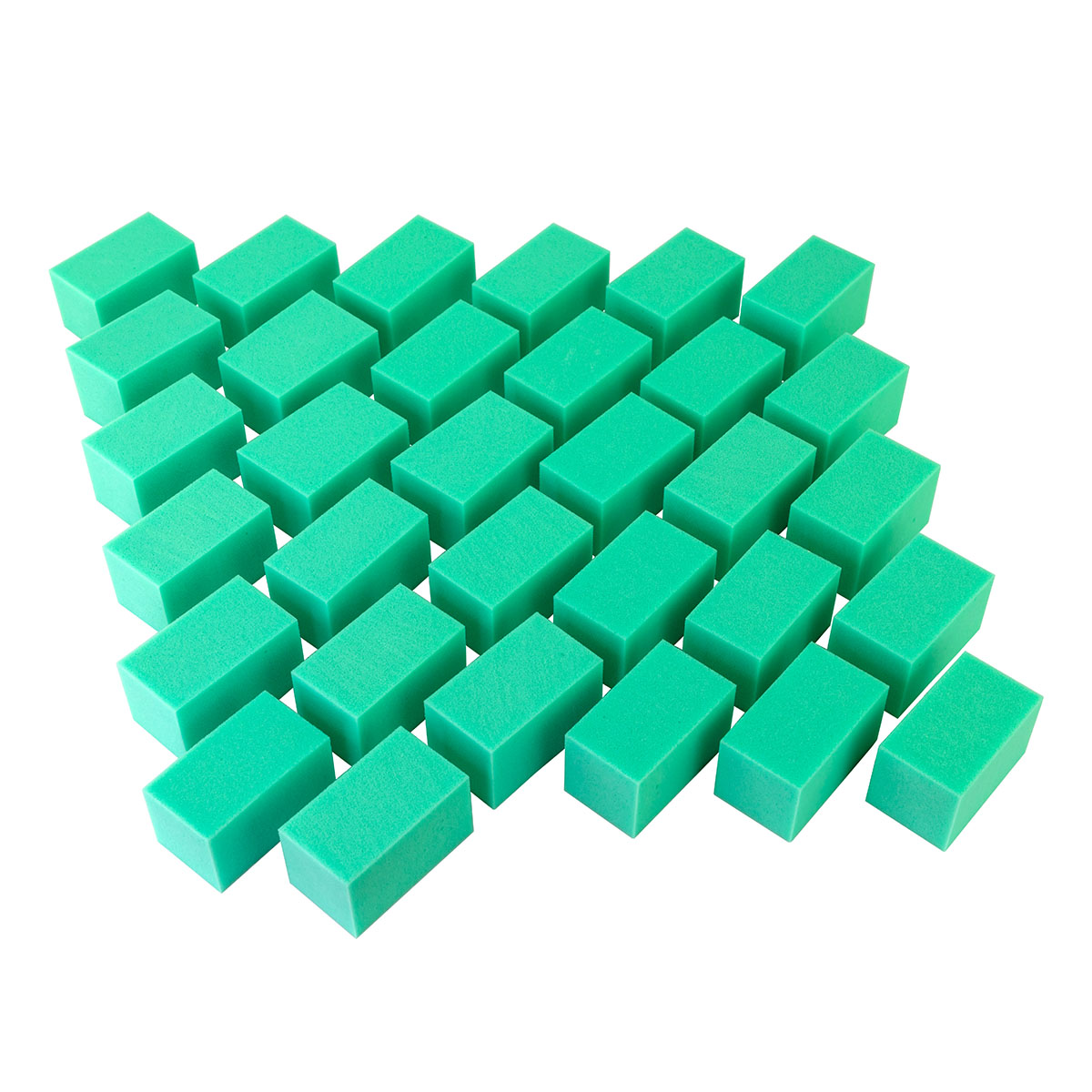 CanDo Hand Therapy Blocks Green (Firm) Pack of 32 Case of 5