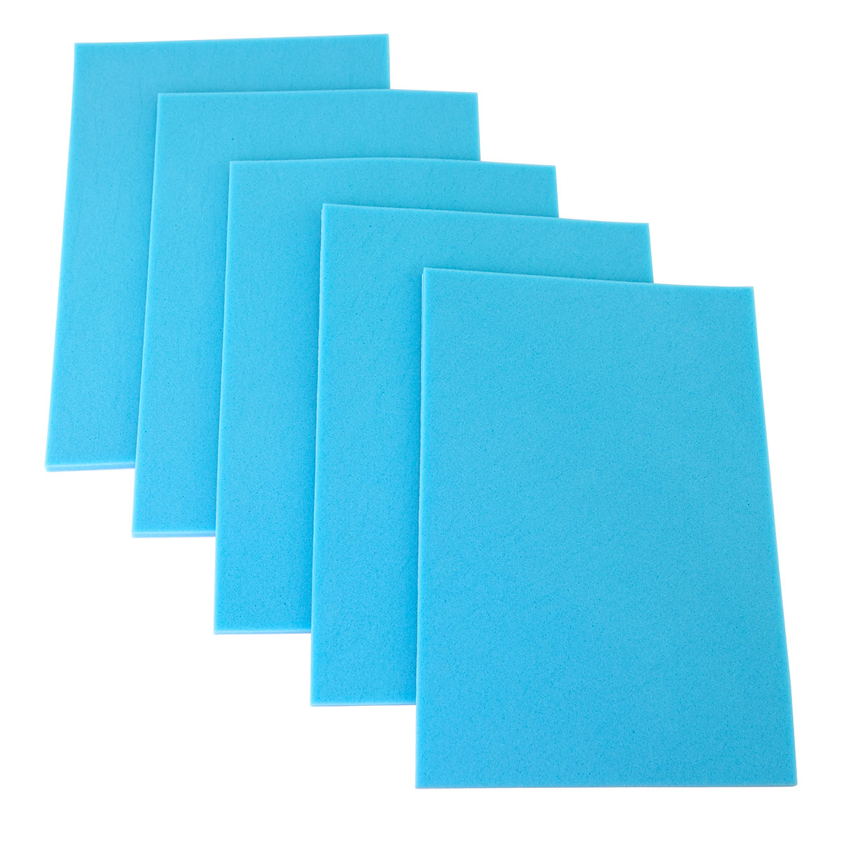 CanDo Memory Foam with PSA Blue 1/4 x  8 x 12 Pack of 5 Case of 5