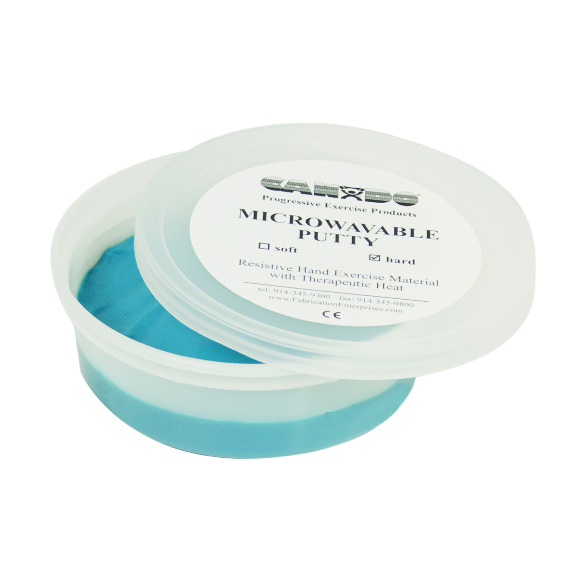 CanDo Microwavable Theraputty Exercise Material - 4 oz - Blue - Firm