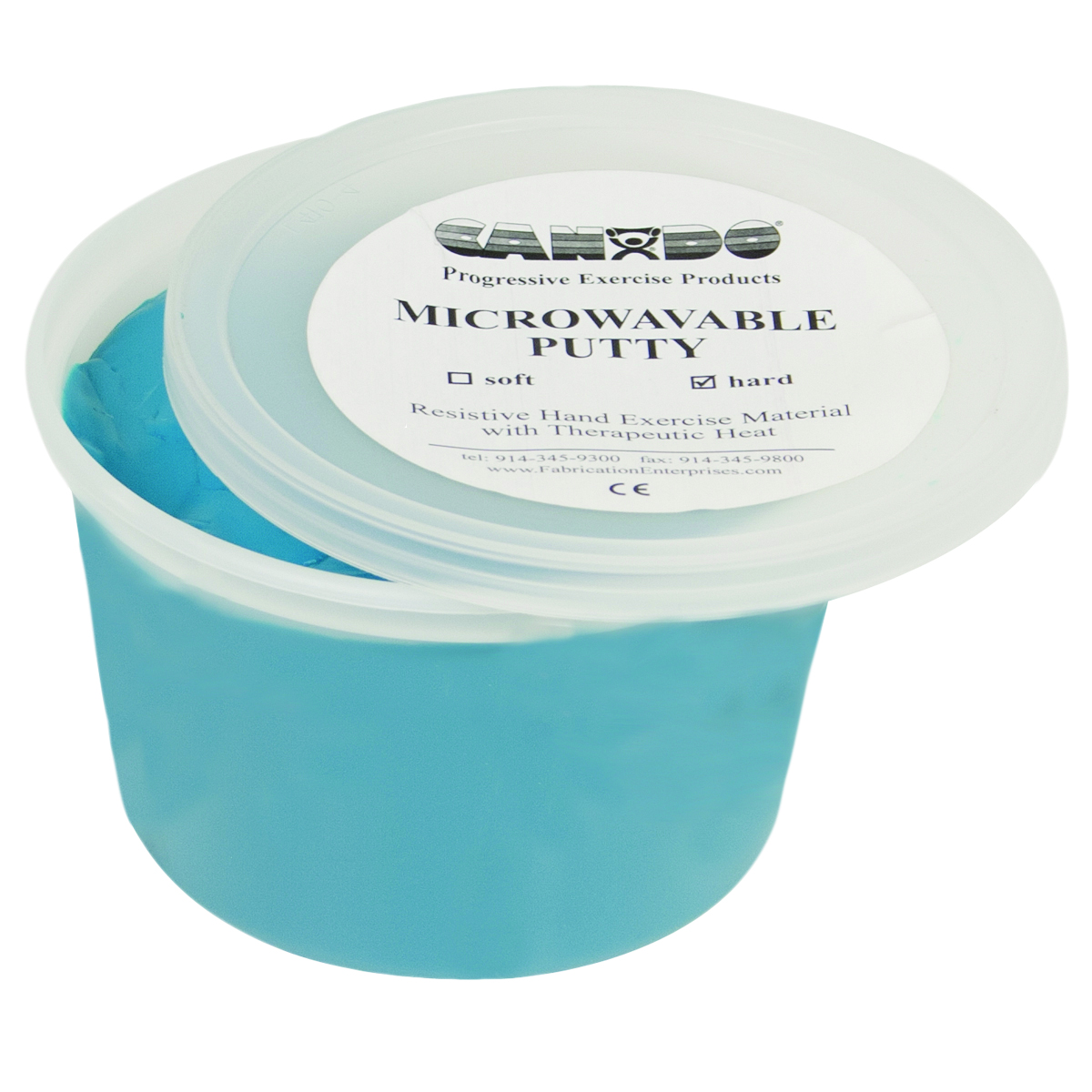 CanDo Microwavable Theraputty Exercise Material - 1 lb - Blue - Firm